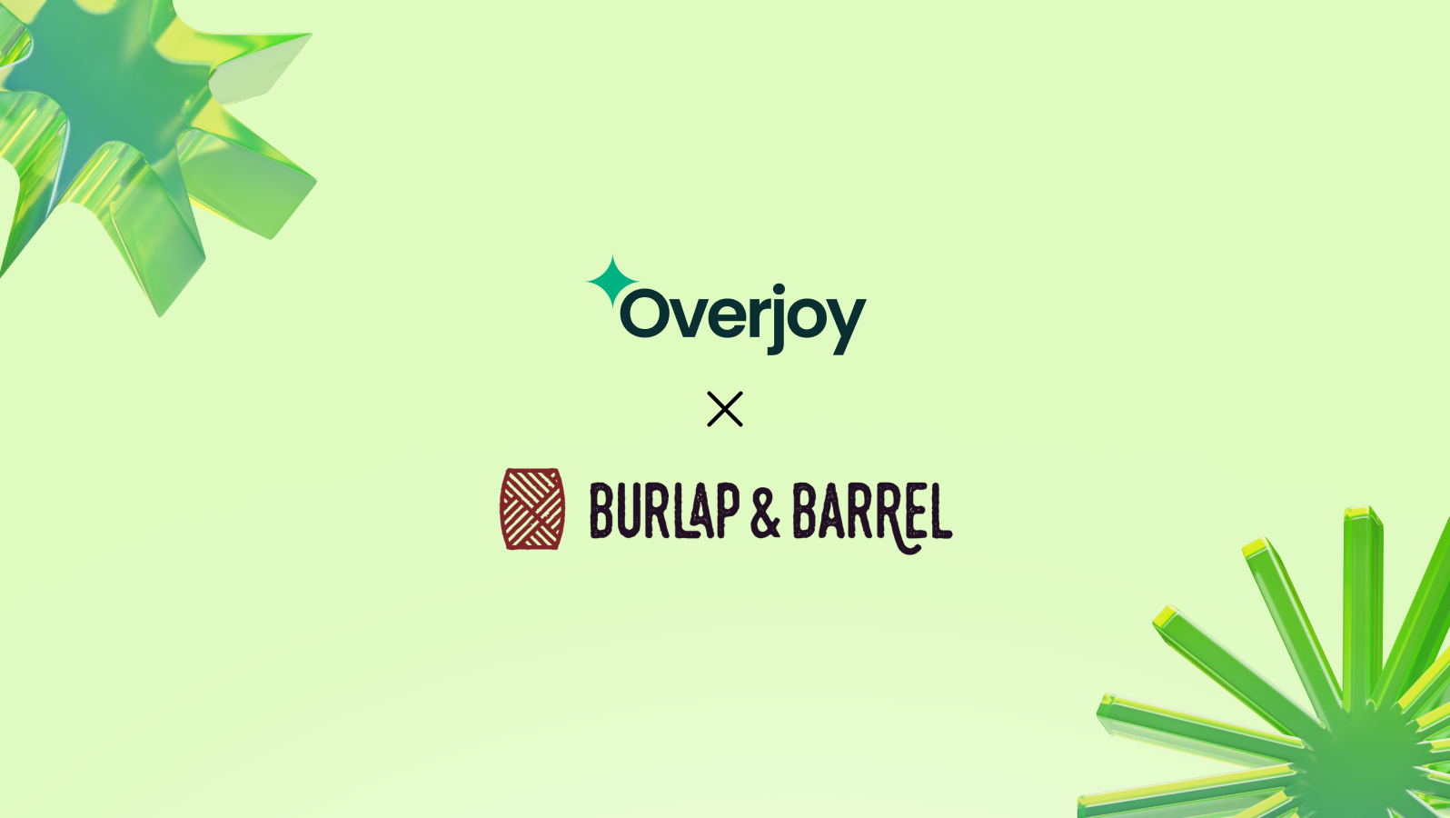 Burlap & Barrel Opens 137 New Wholesale Accounts with Overjoy
